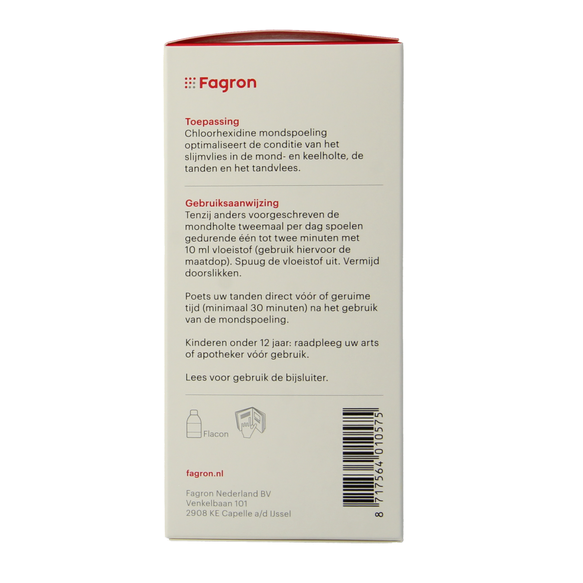 Fagron Chloorhexidine mondspoeling 0.2% 200.00 Milliliter