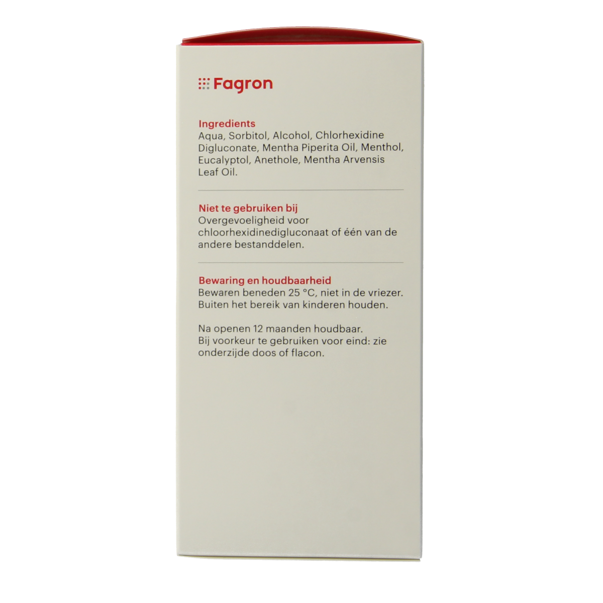 Fagron Chloorhexidine mondspoeling 0.2% 200.00 Milliliter