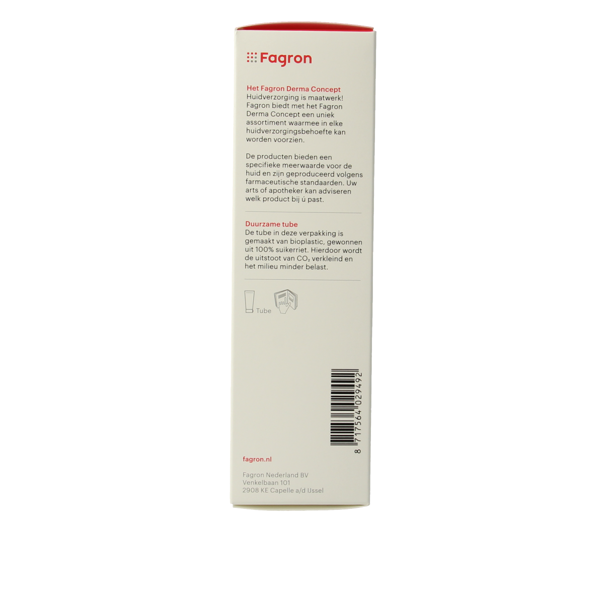 Fagron Zinkoxidezalf 10% met doos en bijsluiter 100.00 Gram