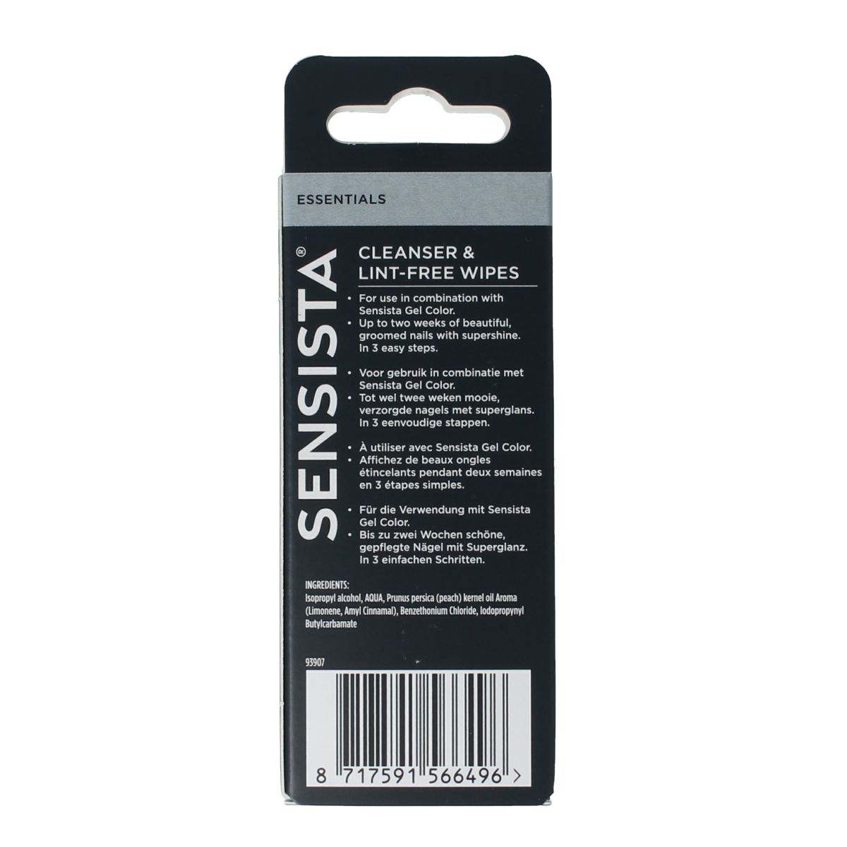 Sensista Cleanser wipes 30.00 Milliliter