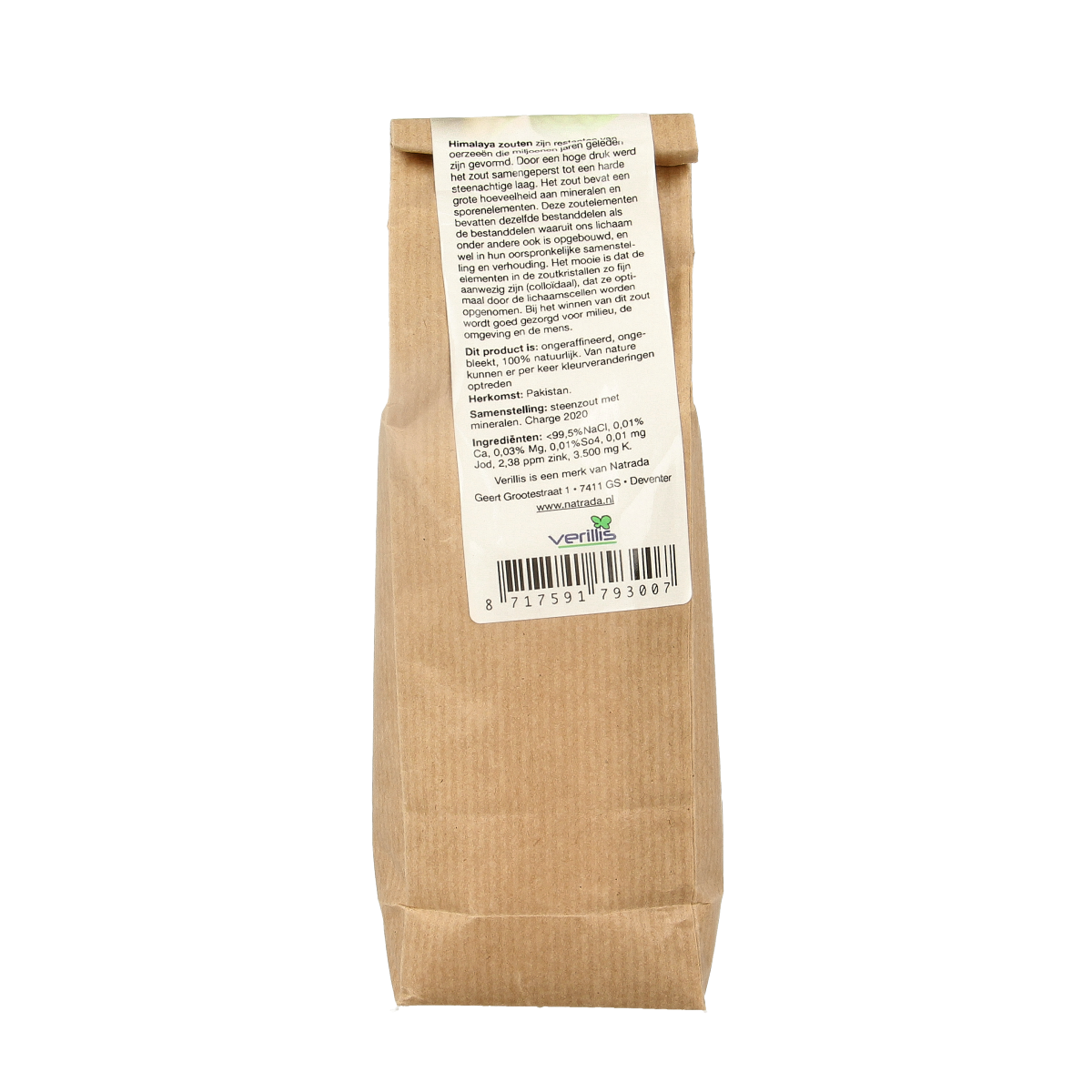 Verillis Himalaya grof zout 400.00 Gram