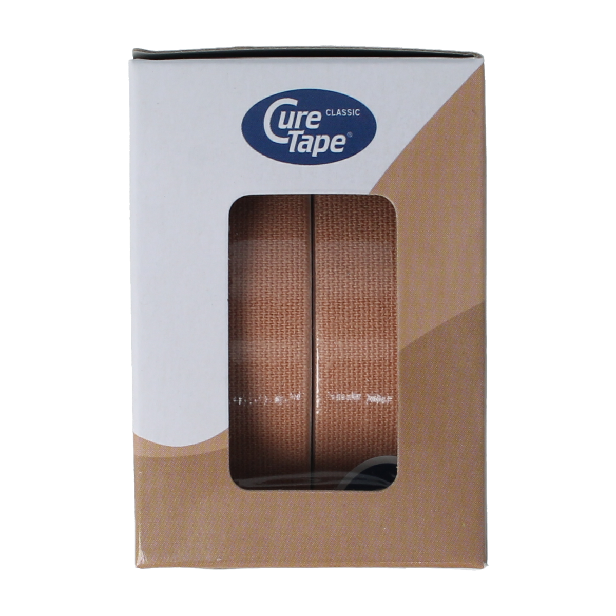 Cure Tape Kinesiotape 2.5cm x 5mtr beige 2.00 Stuks