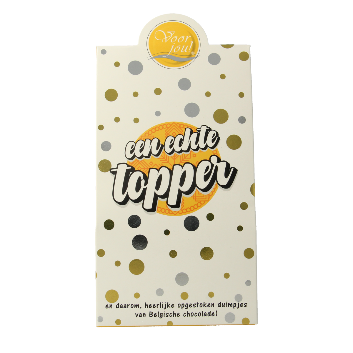 Voor Jou! Cadeau doos young duimpjes topper 100.00 Gram