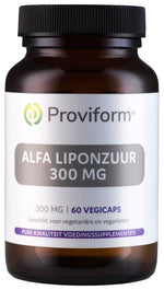 Proviform Alfa liponzuur 300 mg 60.00 Vegetarische capsules