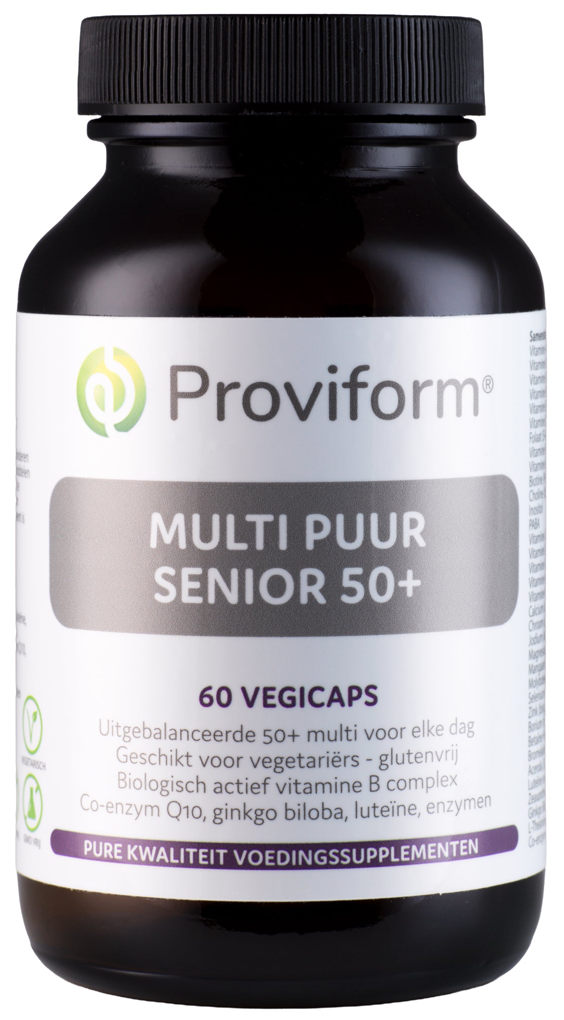 Proviform Multi puur senior 50+ 60.00 Vegetarische capsules