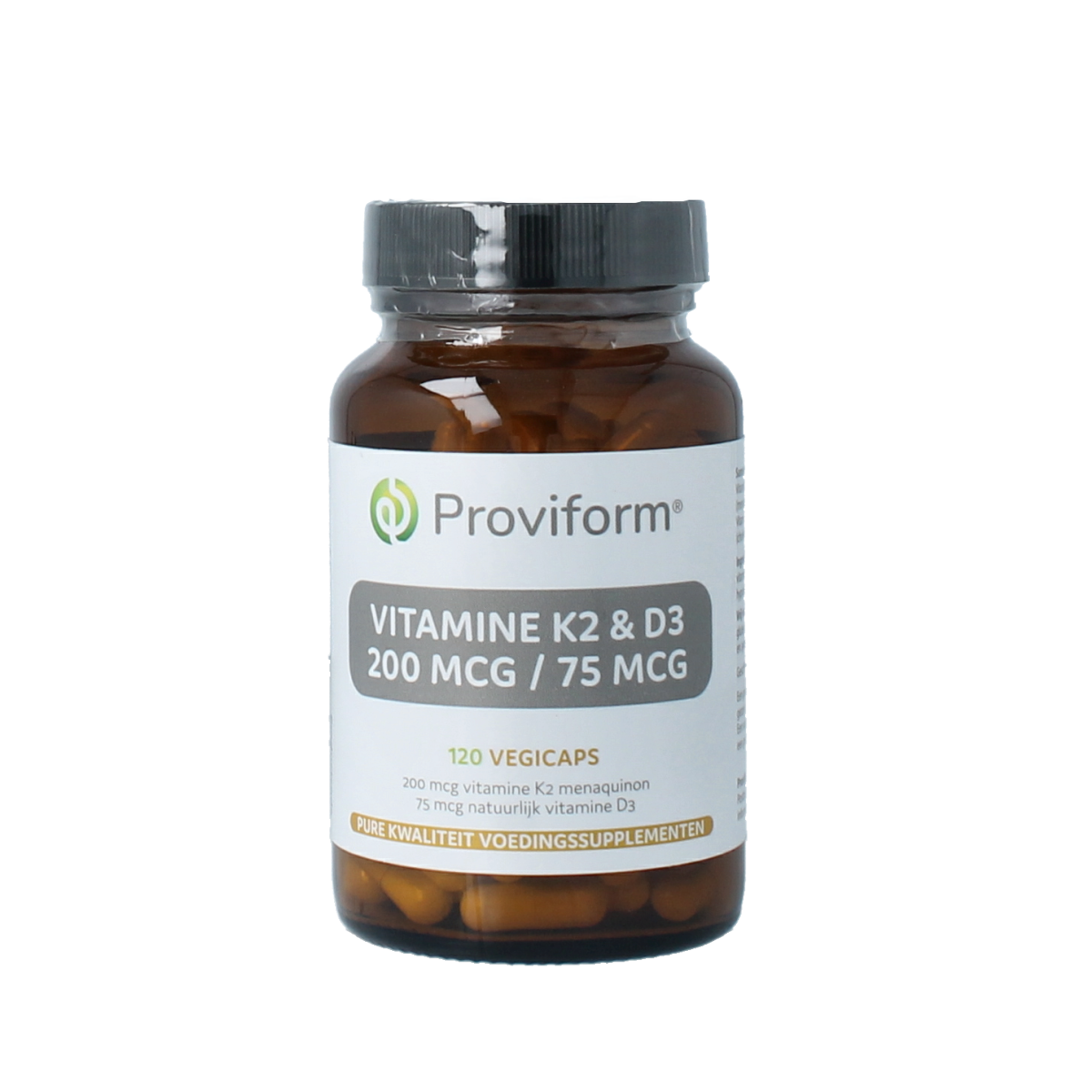 Proviform Vitamine K2 200mcg & D3 75mcg 120.00 Vegetarische capsules