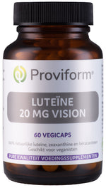 Proviform Luteine 20mg vision 60.00 Vegetarische capsules