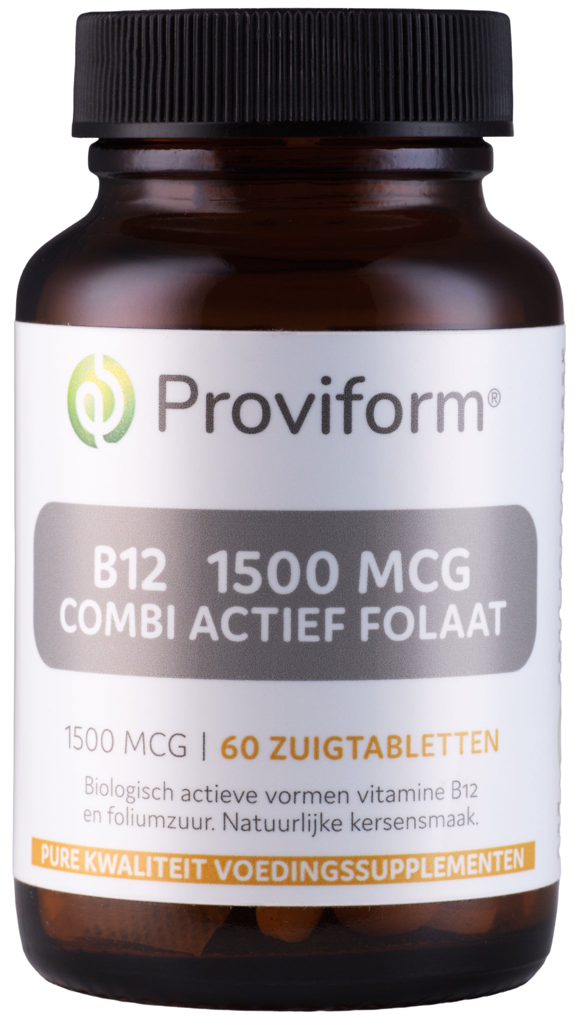 Proviform Vitamine B12 1500mcg combi actief folaat 60.00 Zuigtabletten