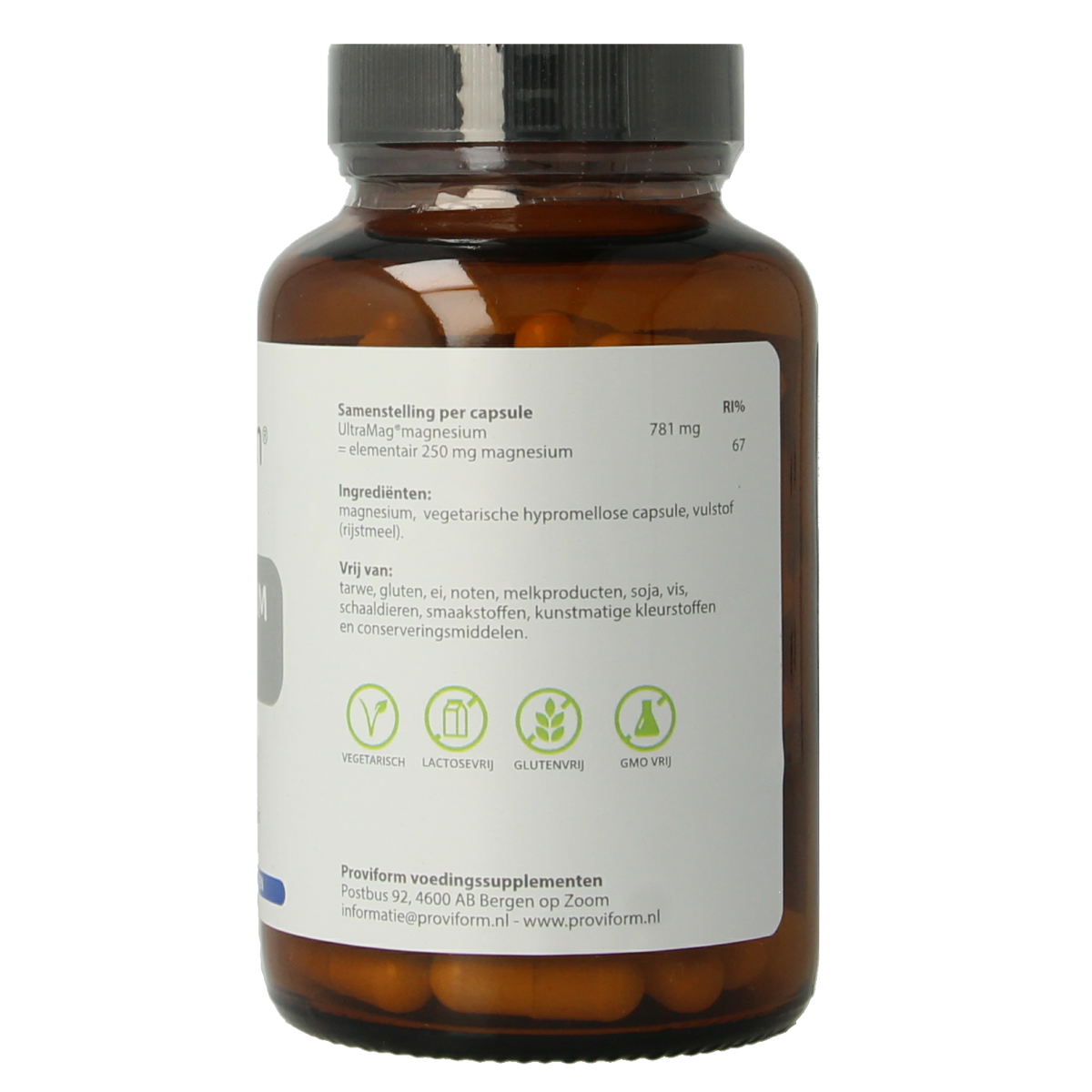 Proviform Magnesium ultra 250mg 90.00 Vegetarische capsules