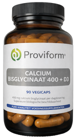 Proviform Calcium bisglycinaat 400 + D3 90 Vegetarische capsules
