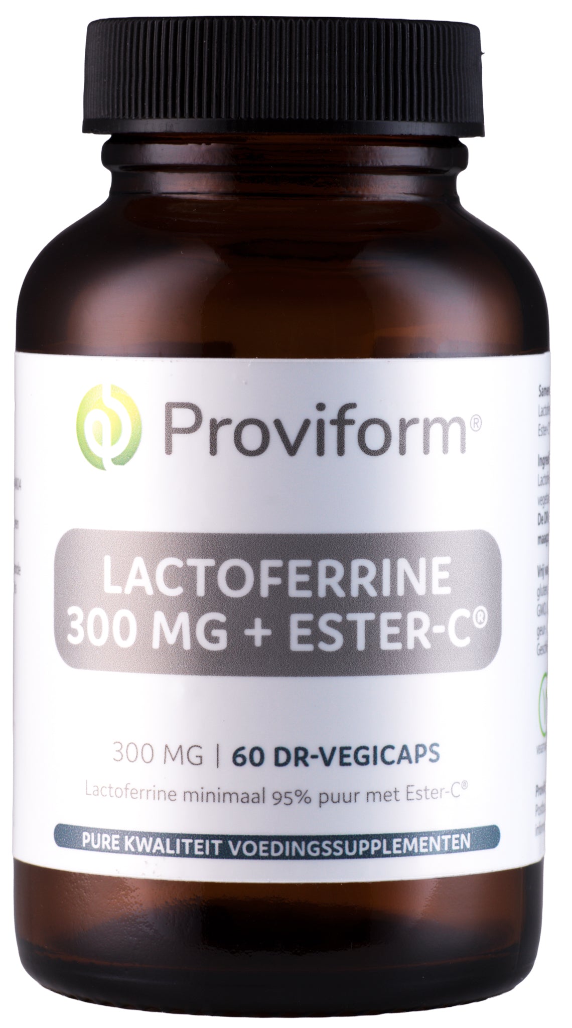 Proviform Lactoferrine puur 300mg + ester C 60.00 Vegetarische capsules