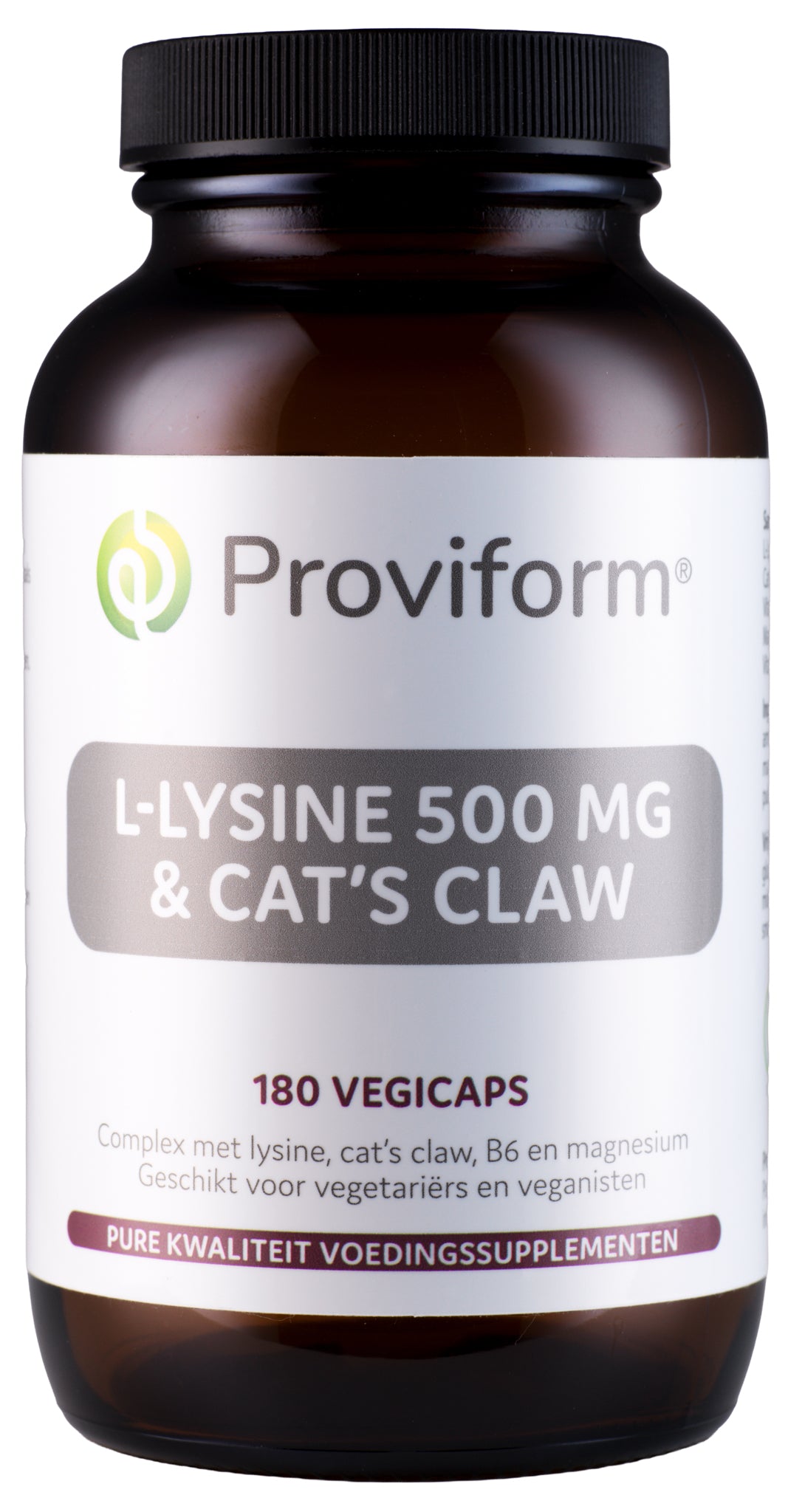 Proviform L-Lysine 500mg & cat's claw 180.00 Vegetarische capsules