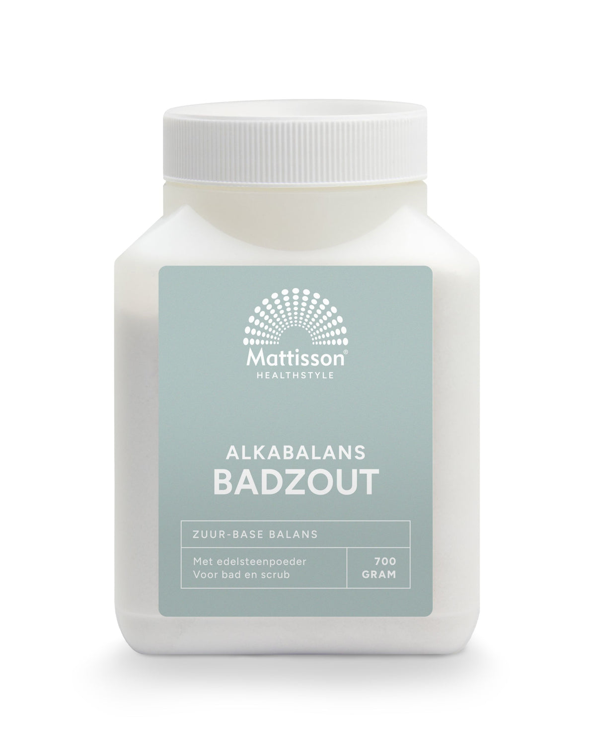 Mattisson Alkabalans zuur base badzout PH 8.0 700.00 Gram