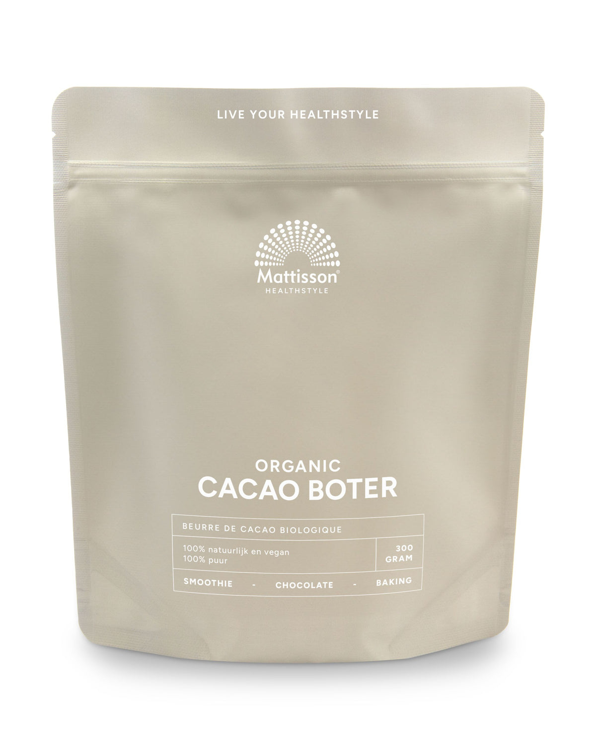 Mattisson Cacao boter bio 300.00 Gram