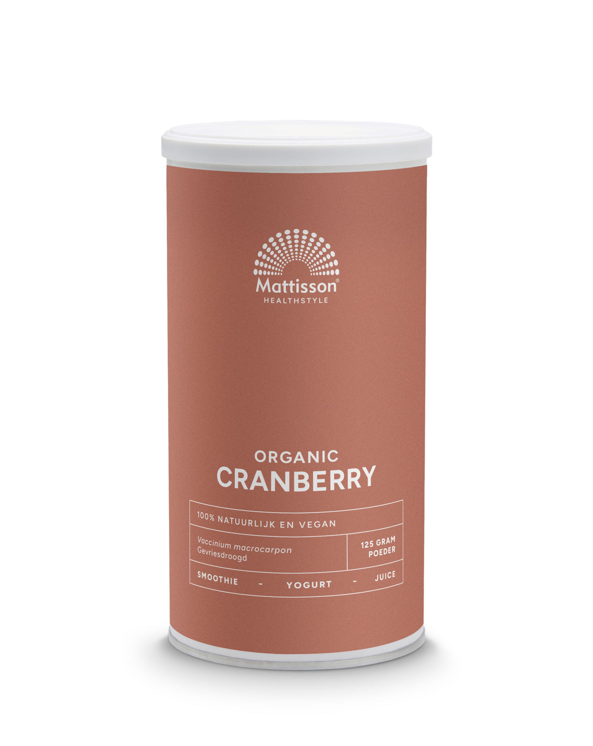 Mattisson Cranberry poeder bio 125.00 Gram