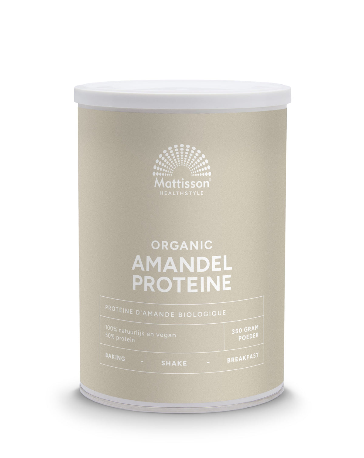 Mattisson Amandel proteine 50% vegan bio 350.00 Gram