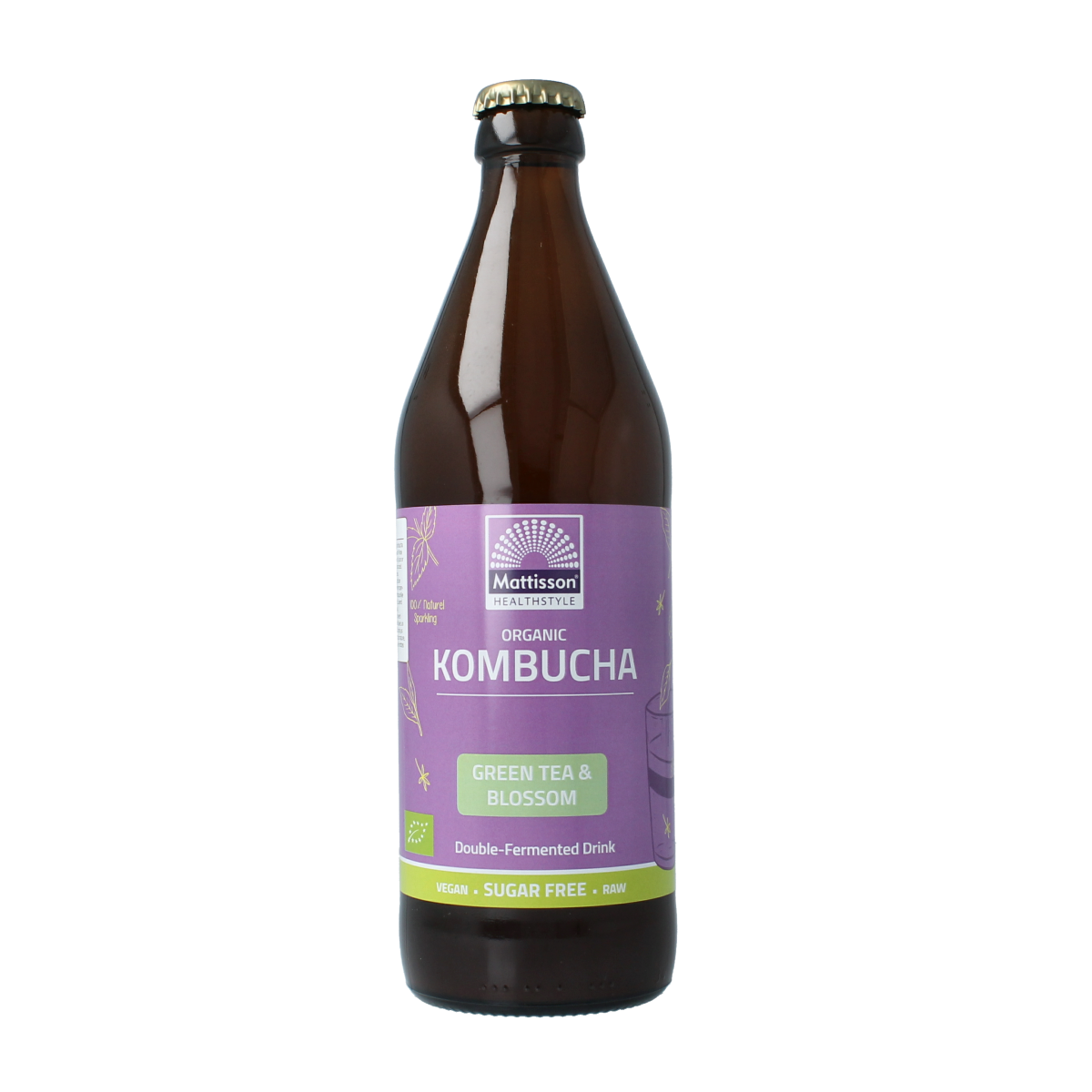Mattisson Kombucha green tea blossom bio 500.00 Milliliter