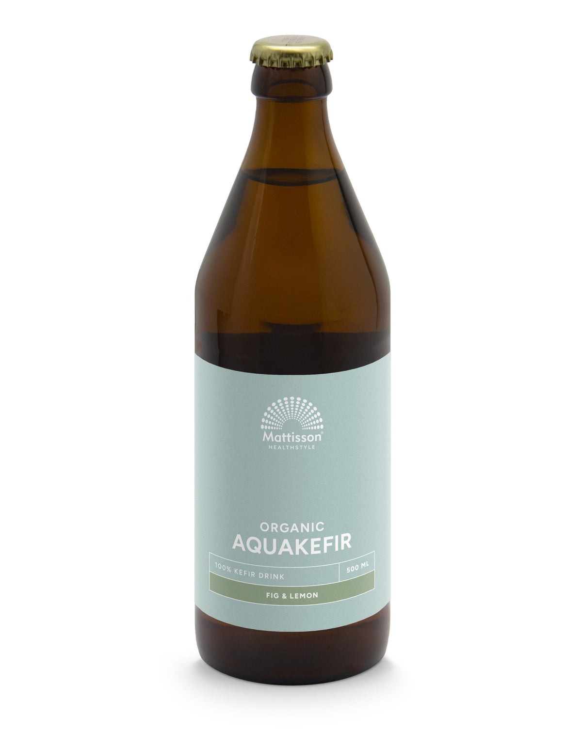 Mattisson Aquakefir fig & lemon waterkefir vijg & limoen bio 500 Milliliter