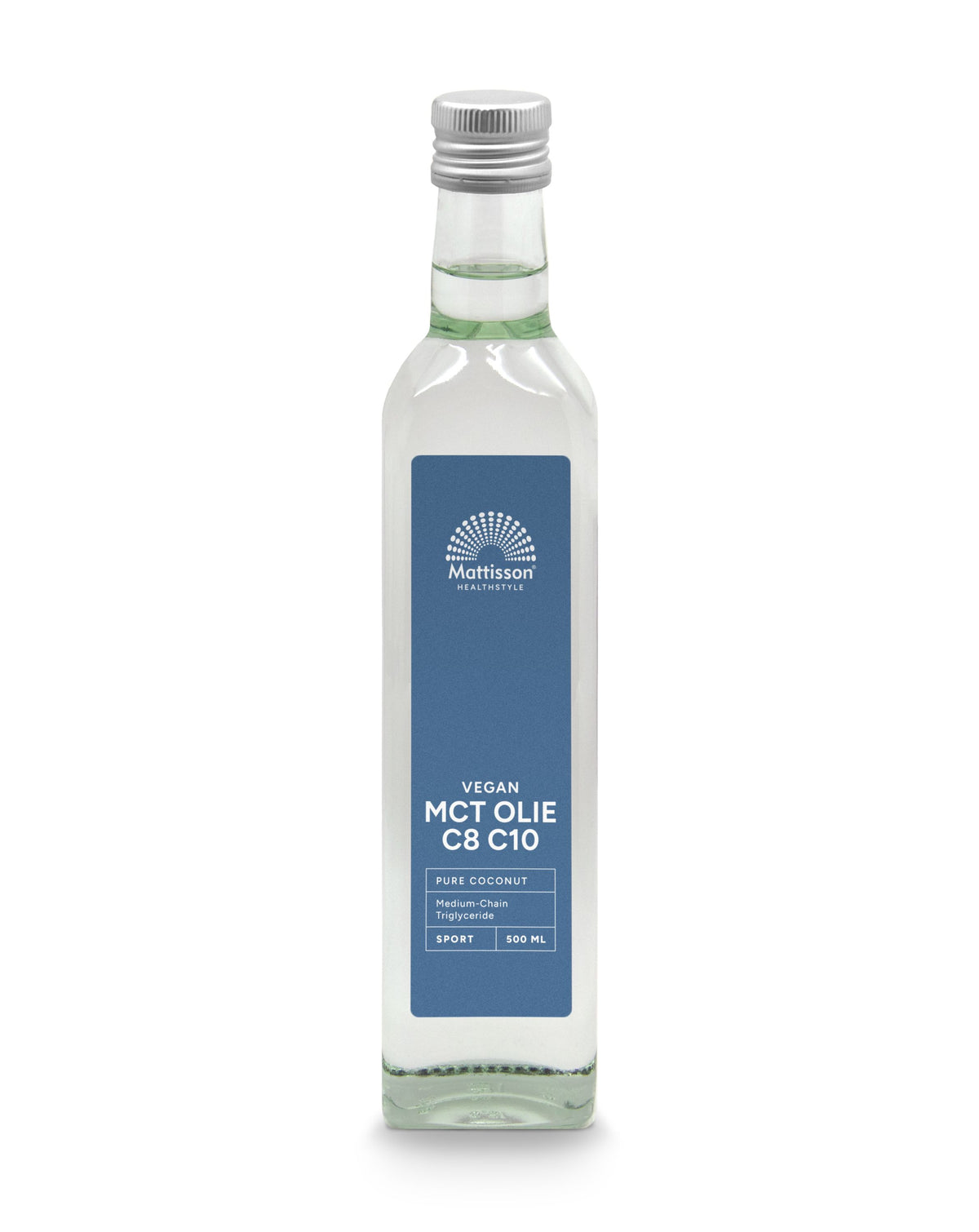 Mattisson MCT olie coconut blend 60% caprylic acid 500.00 Milliliter