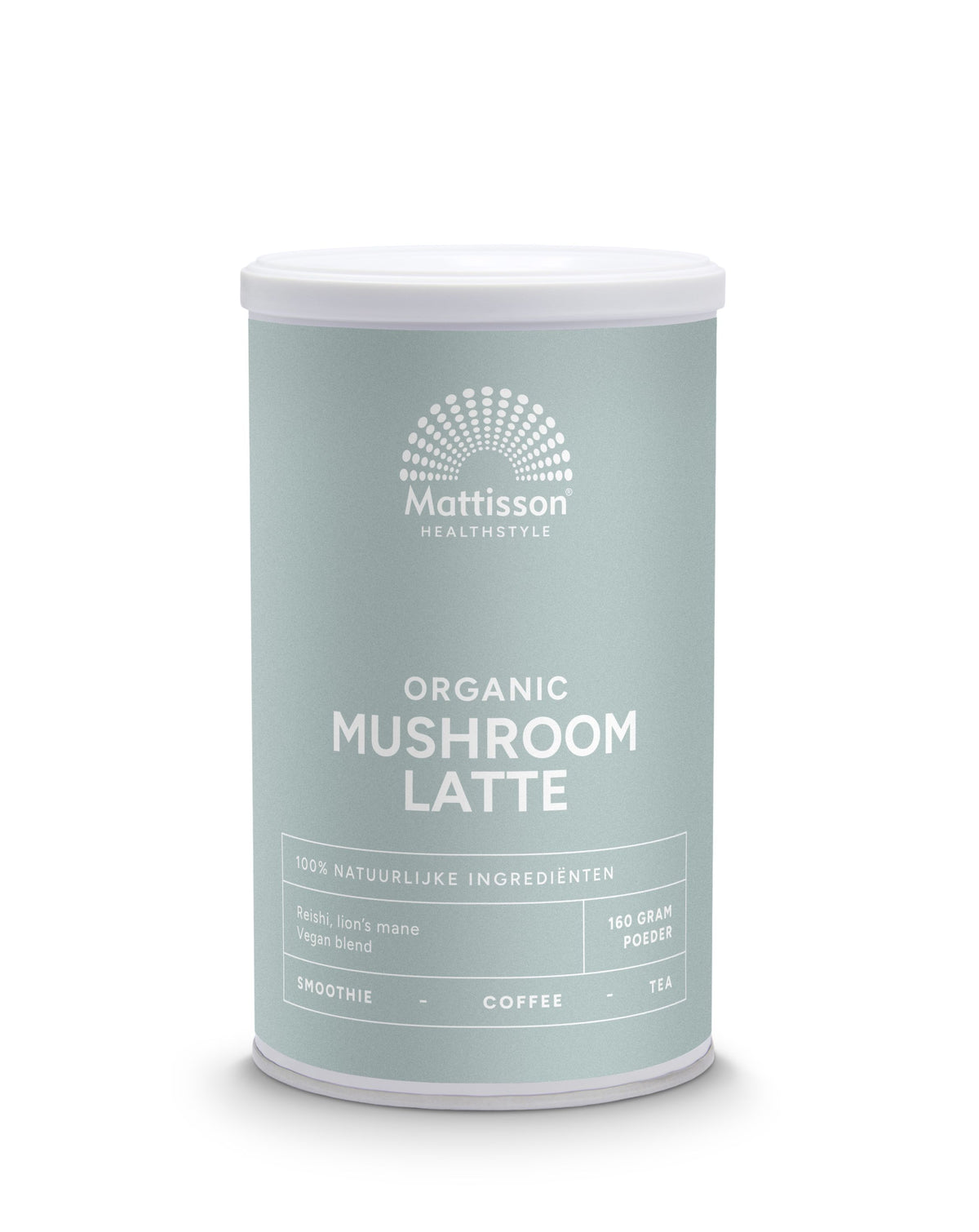 Mattisson Mushroom Latte Reisi, Lions mane bio 160.00 Gram