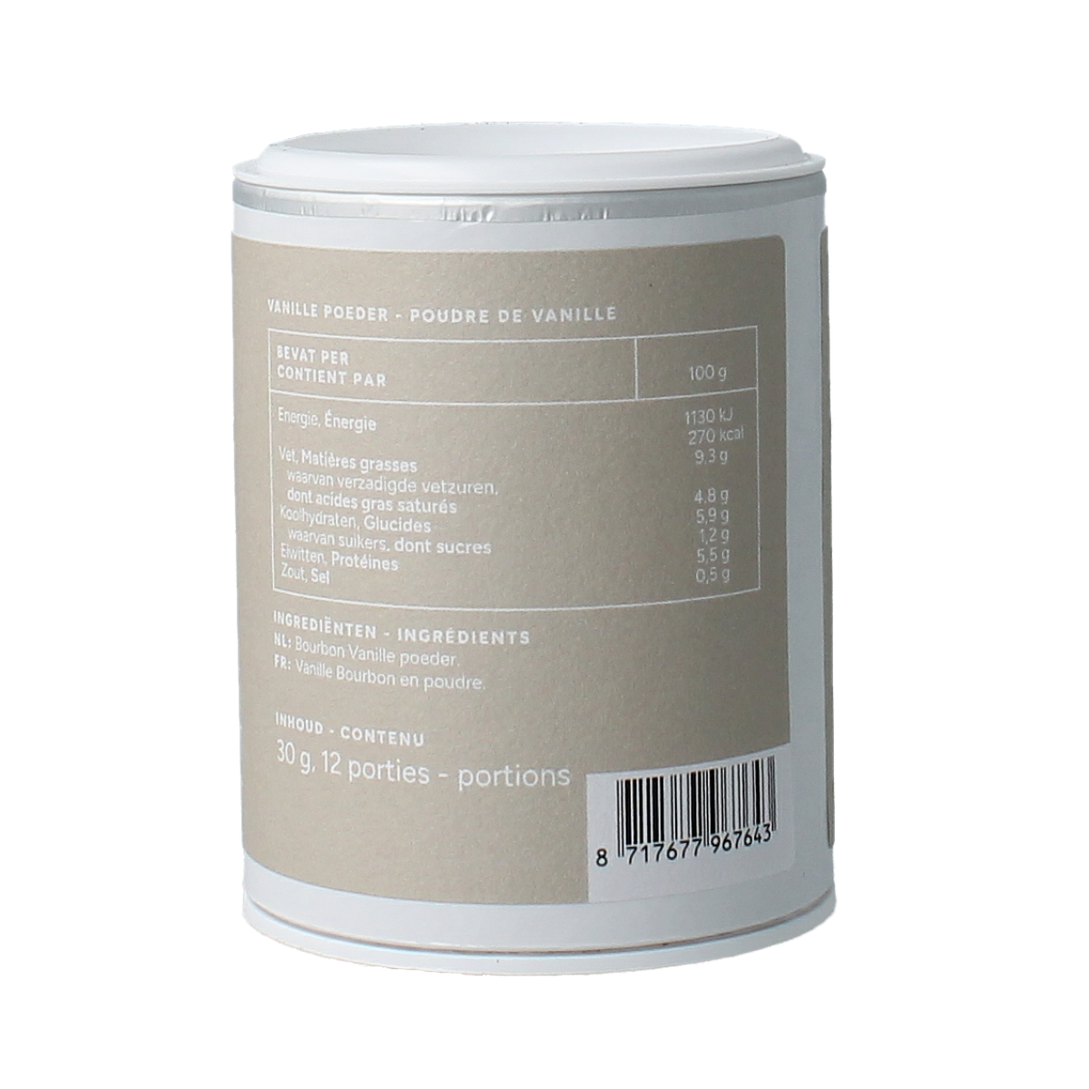 Mattisson Bourbon vanille poeder 30.00 Gram
