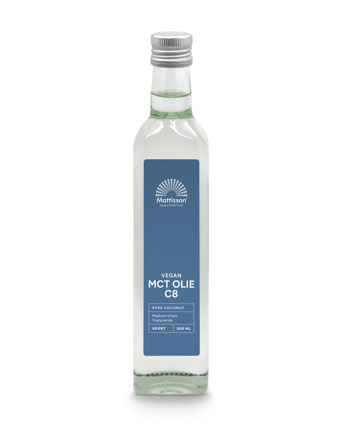 Mattisson MCT olie C8 - coconut pure - 99% caprylic acid 500.00 Milliliter
