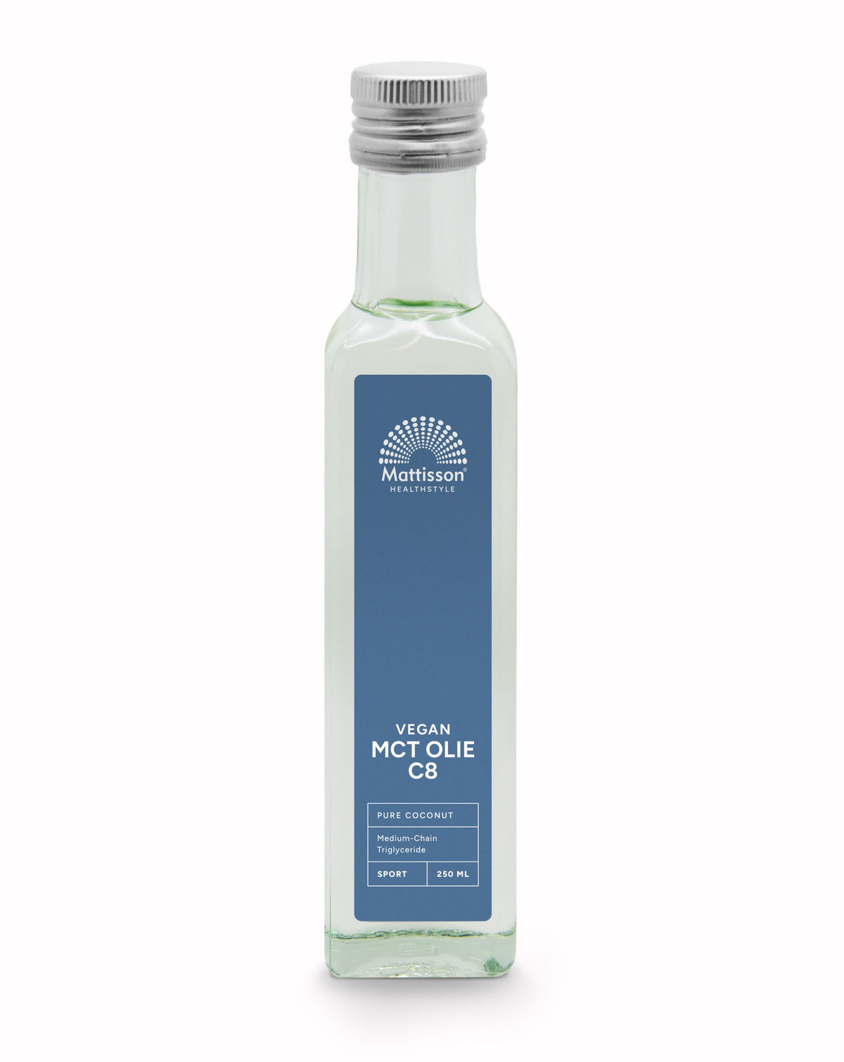 Mattisson MCT olie C8 - coconut pure - 99% caprylic acid 250.00 Milliliter