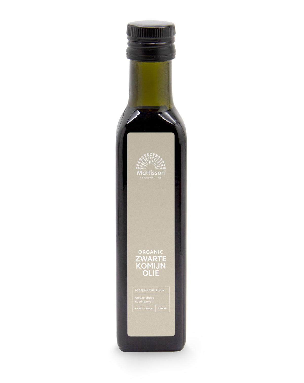 Mattisson Zwarte komijn olie bio 250.00 Milliliter