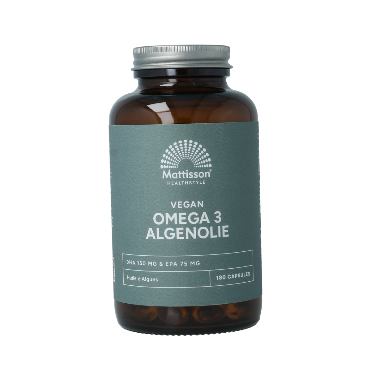 Mattisson Vegan omega 3 algenolie DHA 150mg EPA 75mg 180.00 Vegetarische capsules