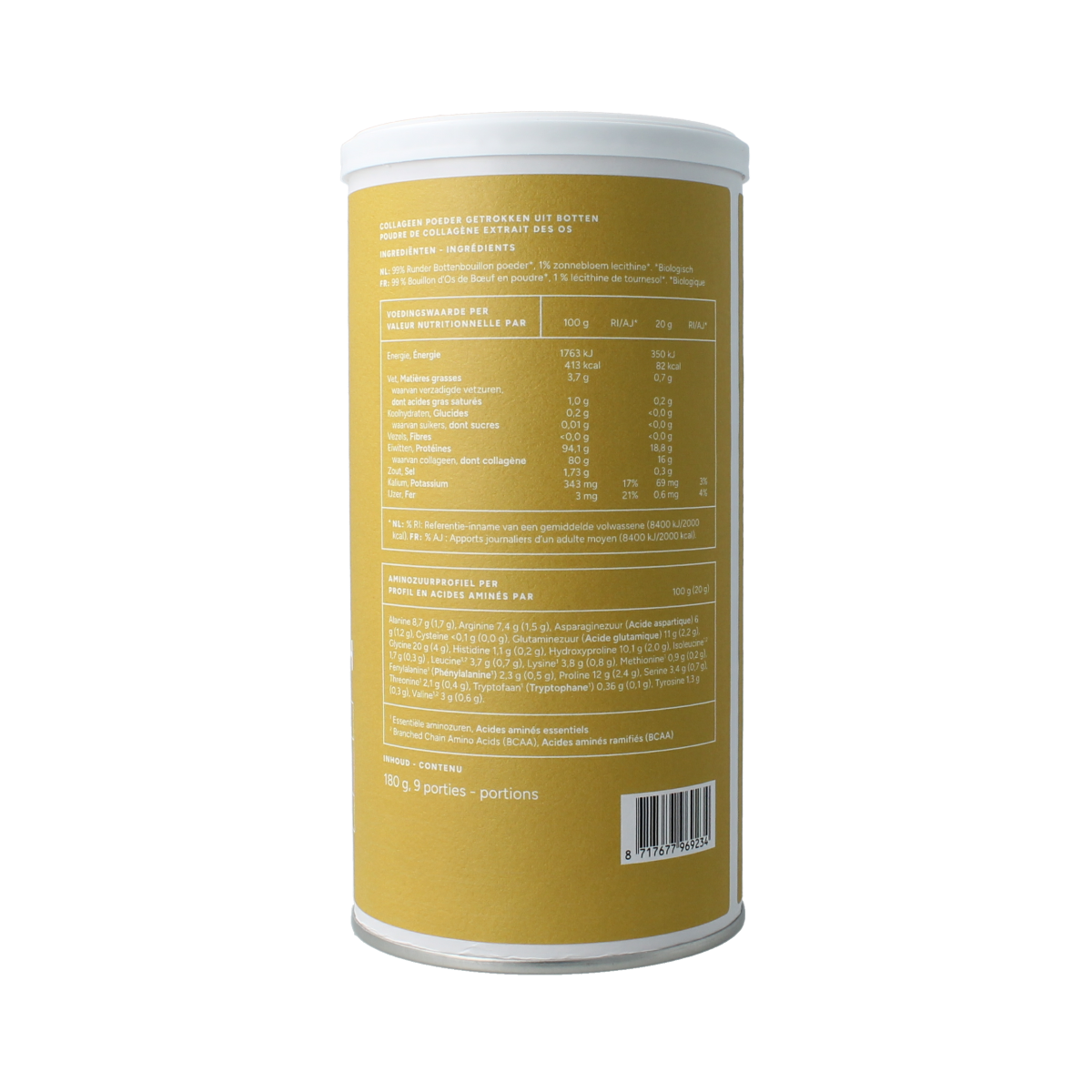 Mattisson Organic beef bone broth botten bouillon bio 180.00 Gram