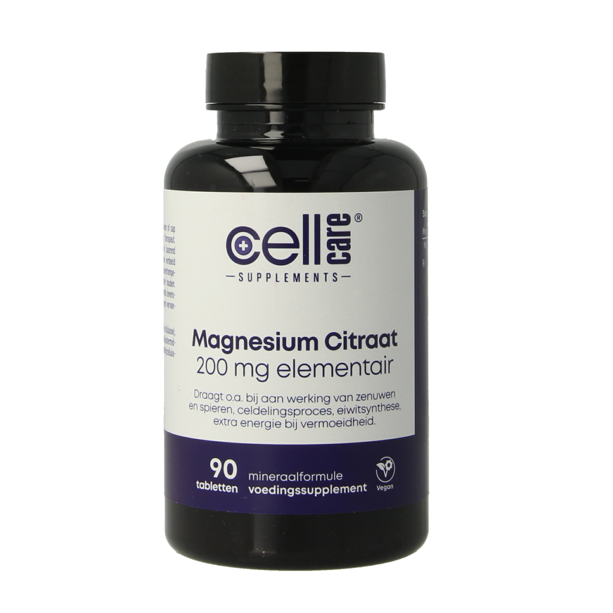 CellCare Magnesium 200mg elementair  90.00 Tabletten