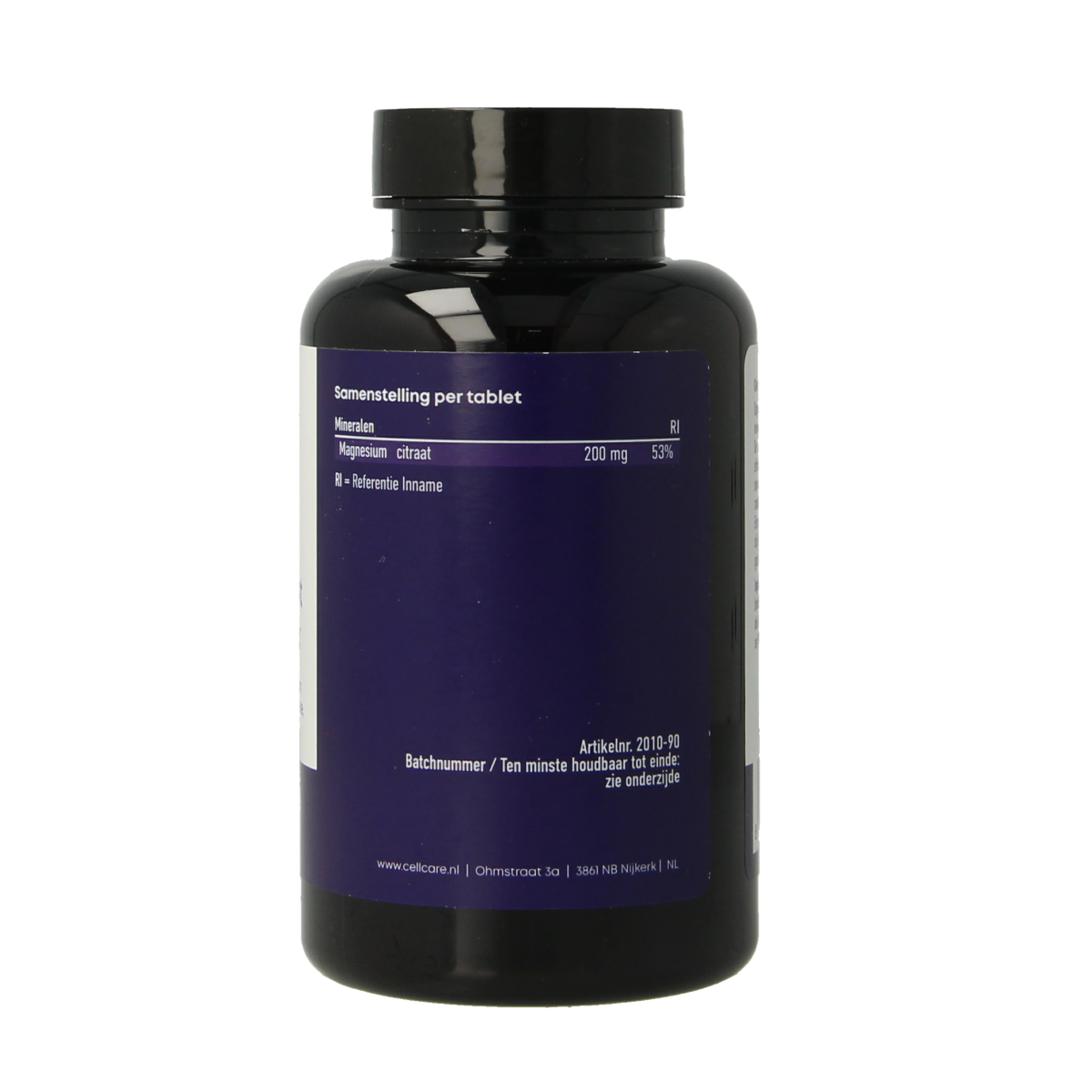 CellCare Magnesium 200mg elementair  90.00 Tabletten