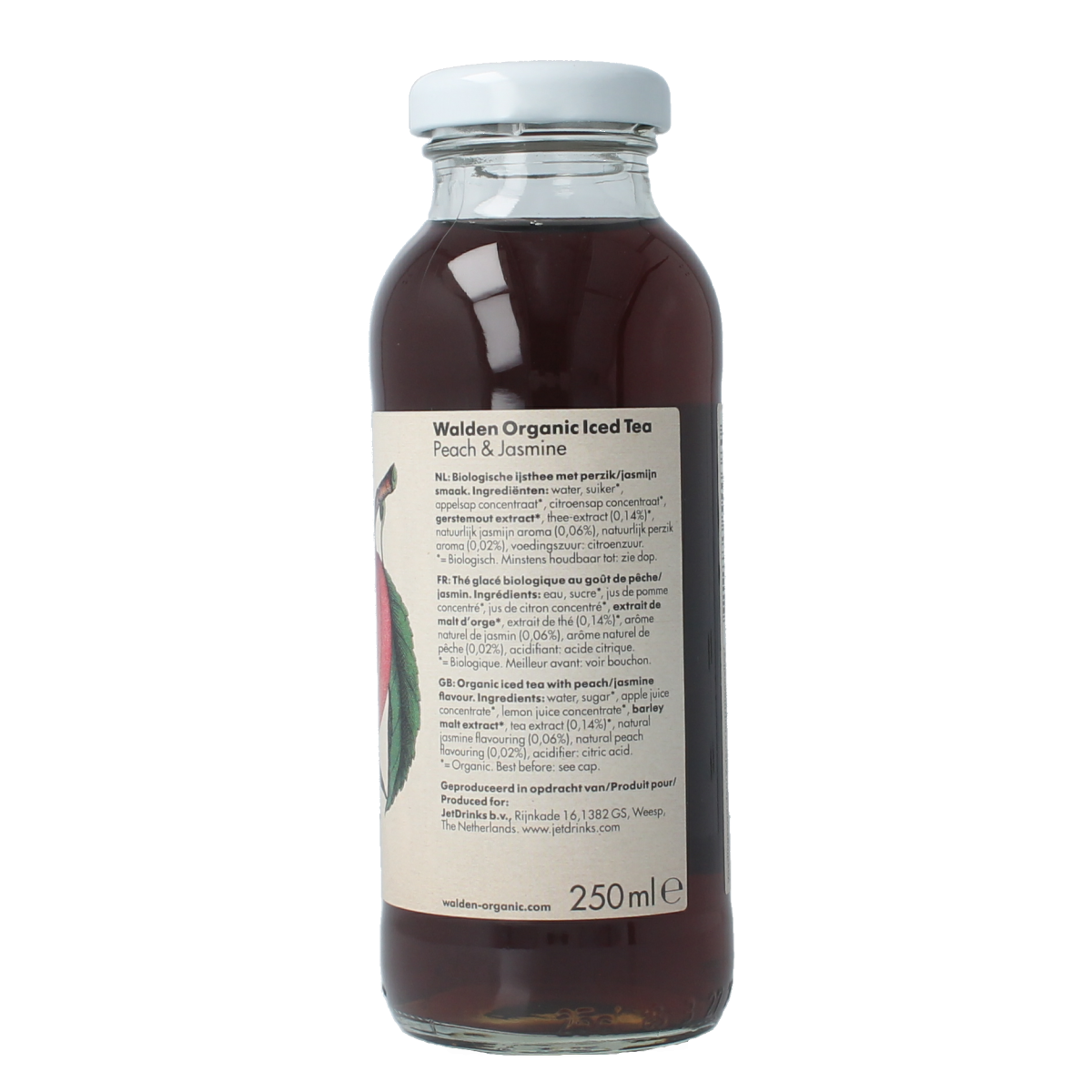 Walden Ice tea peach jasmine bio 250.00 Milliliter