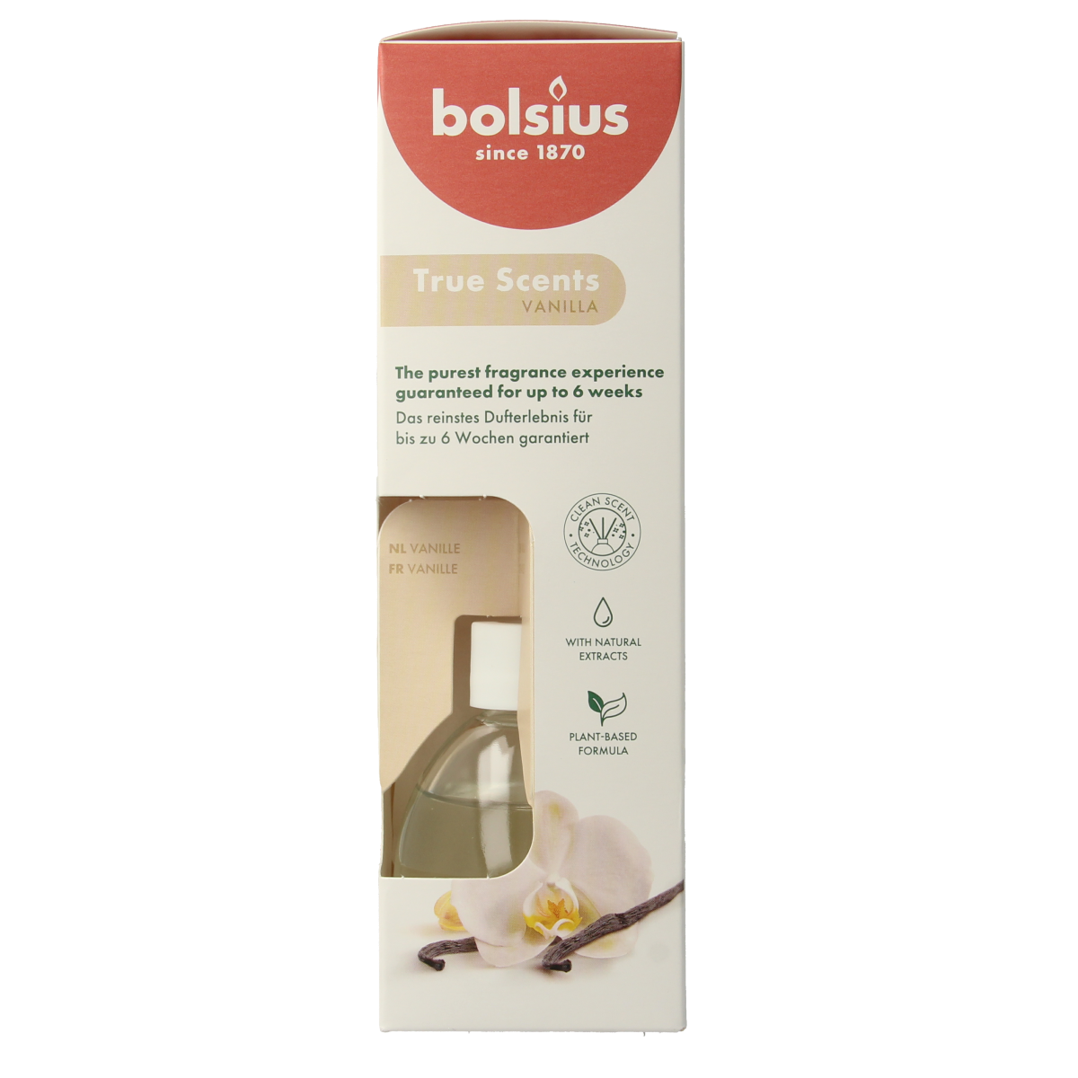 Bolsius True Scents geurverspreider vanilla 60.00 Milliliter