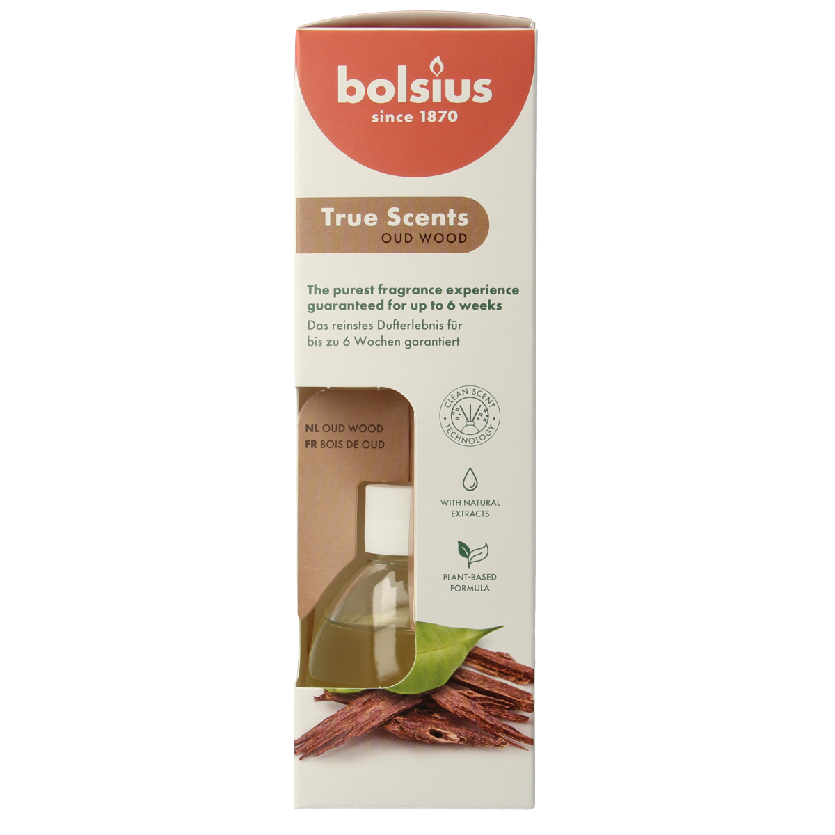 Bolsius True Scents geurverspreider oud wood 60.00 Milliliter