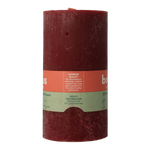 Bolsius Rustiekkaars shine 130/68 velvet red 1.00 Stuks