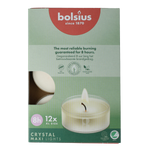 Bolsius Crystal maxi lights 8 uur doos 12.00 Stuks