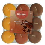 Bolsius Geurtheelicht multi colour brick 18 sugar & spice 18.00 Stuks