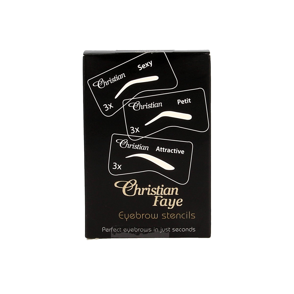Christian Faye Eyebrow stencil set SPA 1.00 Set