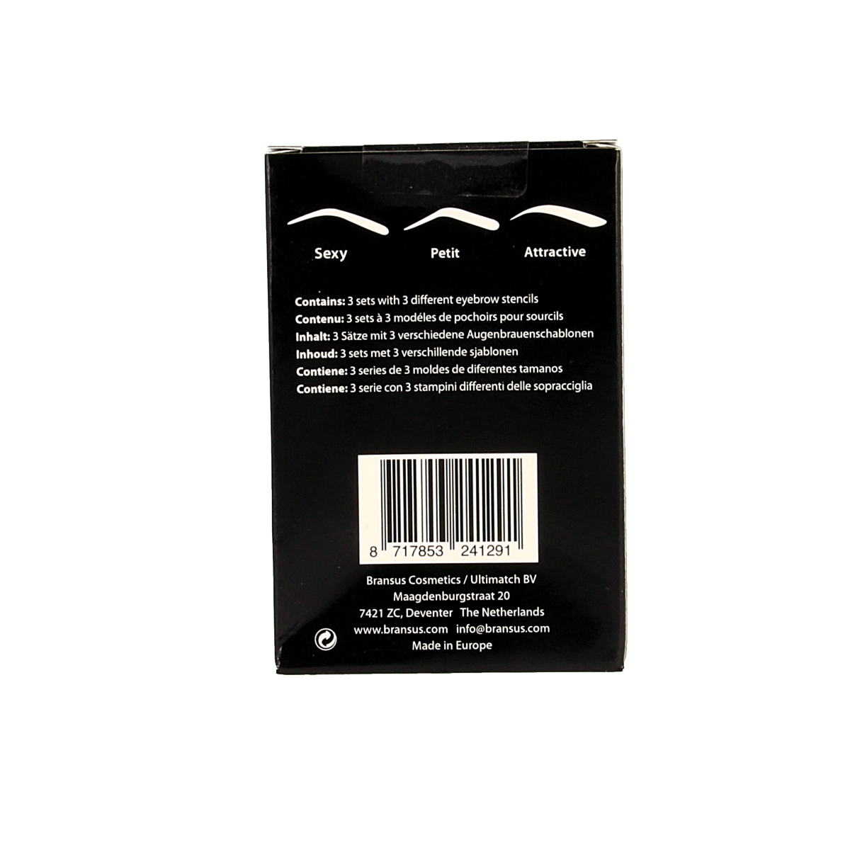 Christian Faye Eyebrow stencil set SPA 1.00 Set