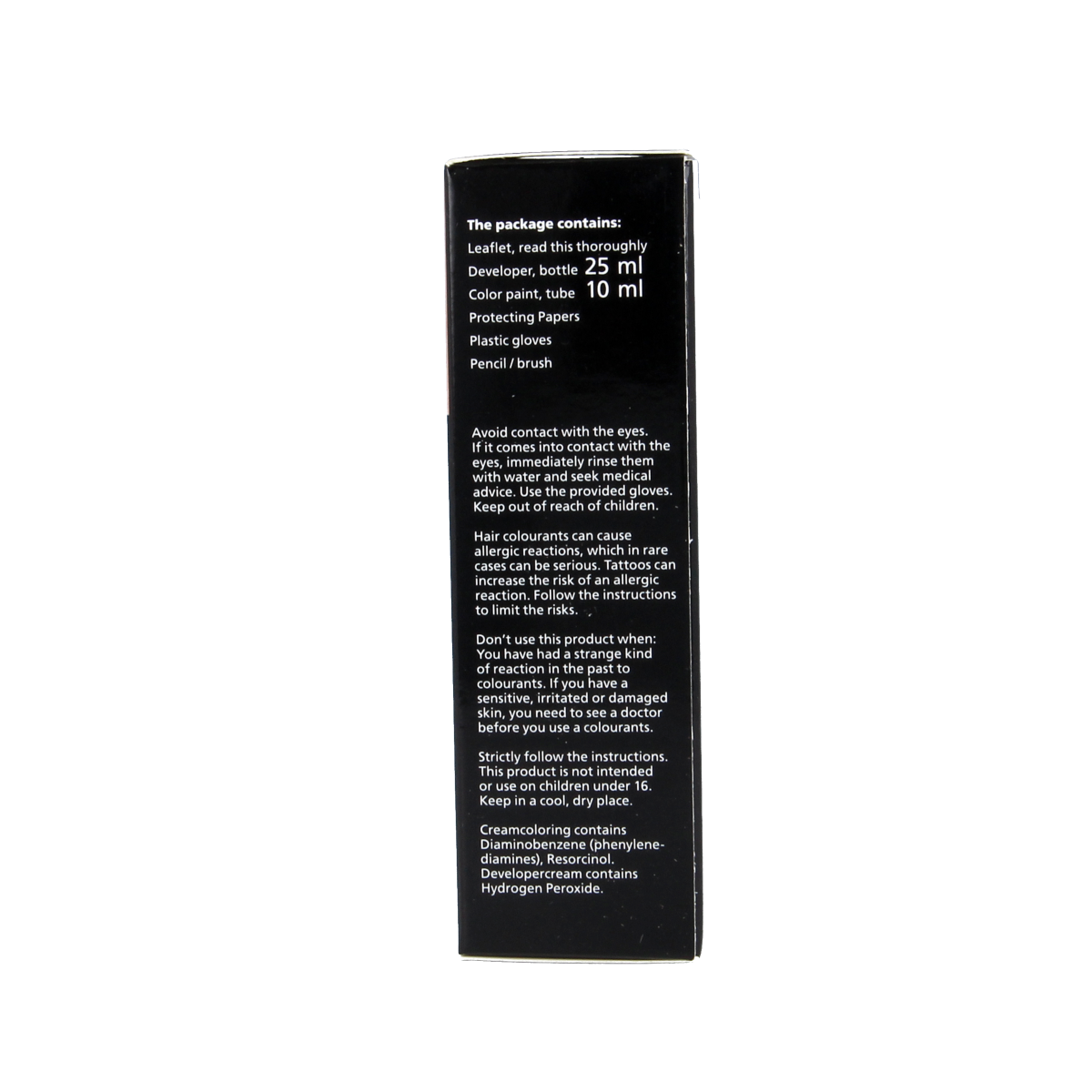 Christian Faye Eyebrow/eyelash dye black 1.00 Stuks