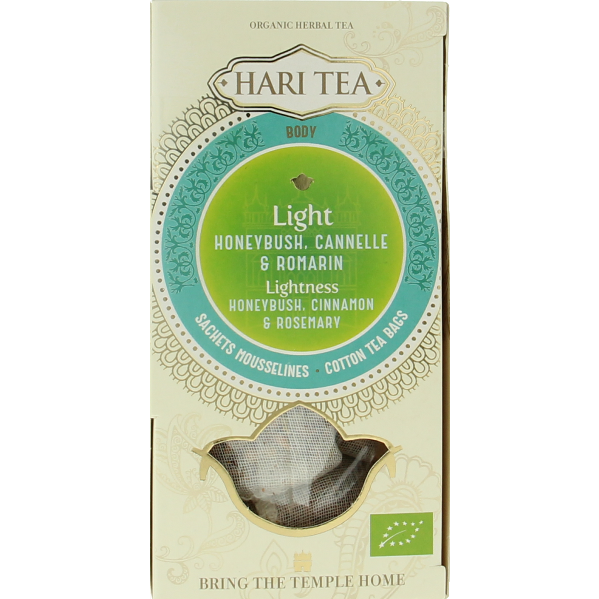 Hari Tea Honeyrush cinnamon rosemary lightness bio 10.00 Stuks