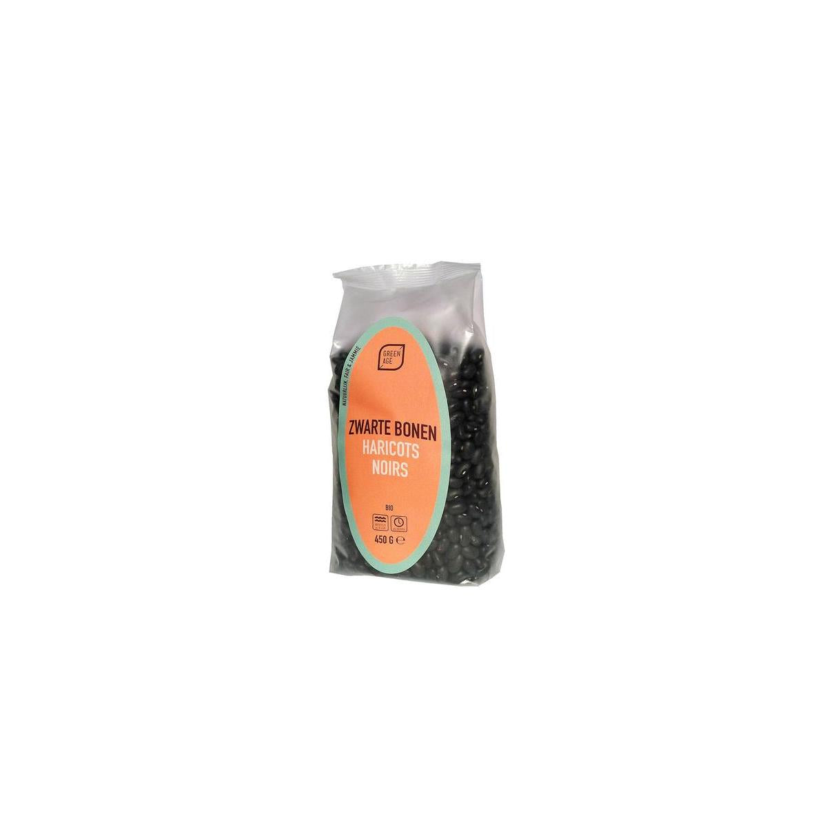 Greenage Zwarte bonen bio 450.00 Gram