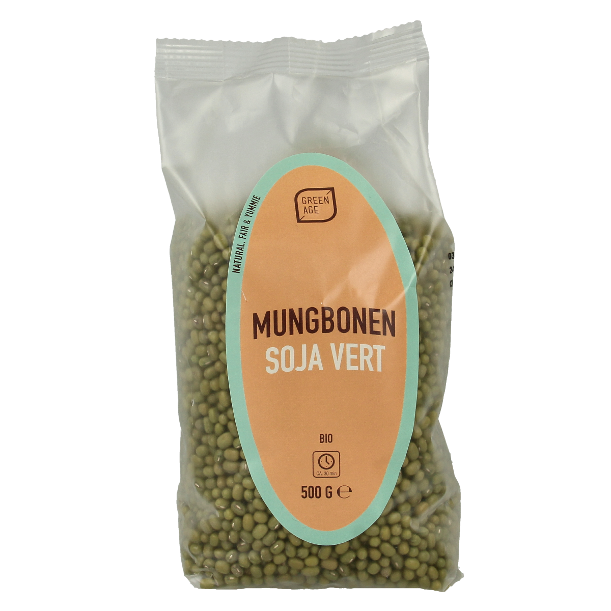 Greenage Mungbonen bio 500.00 Gram