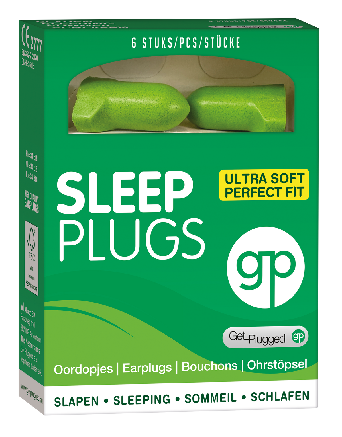 Get Plugged Sleep plugs oordopjes 3.00 Paar