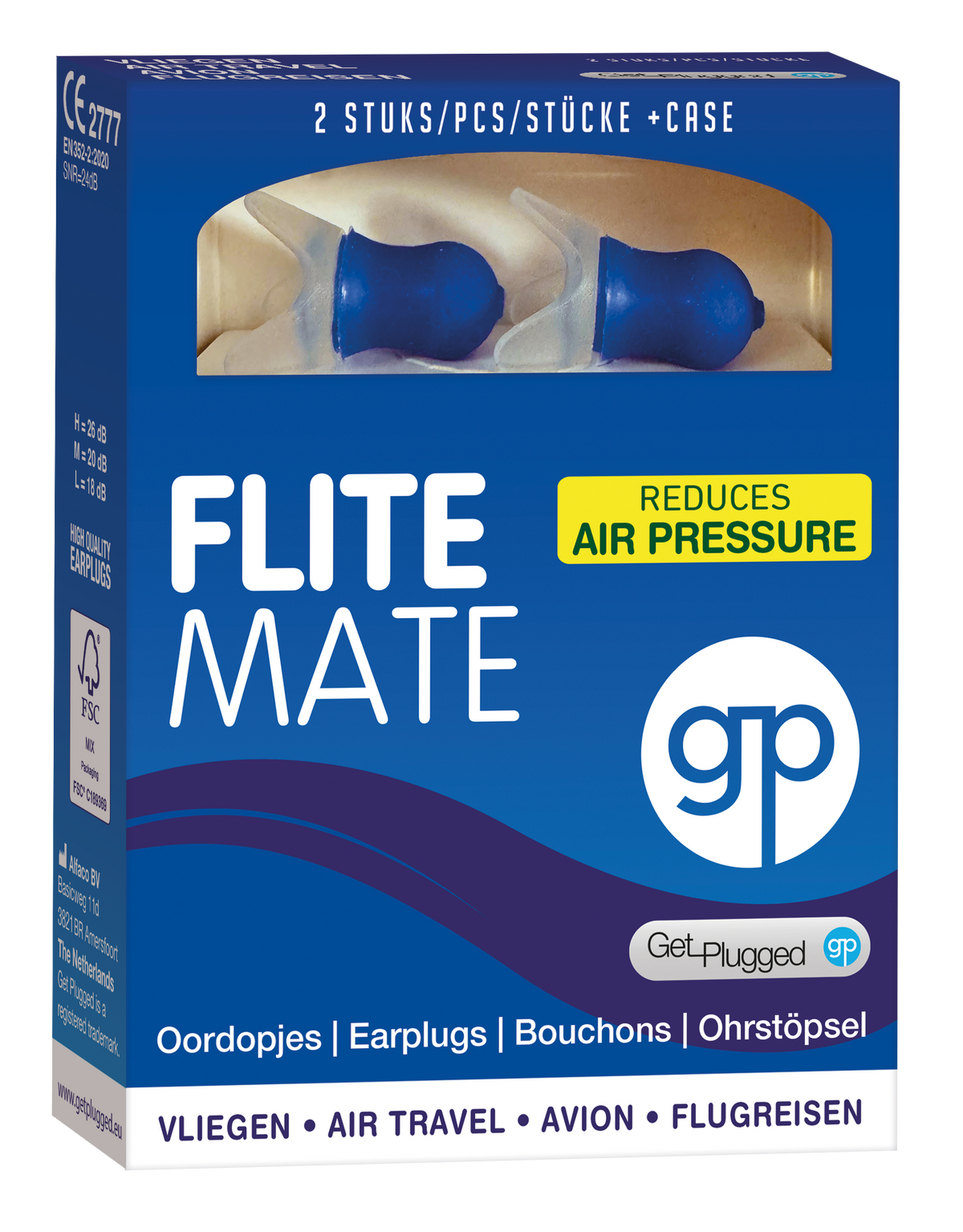 Get Plugged Flite mate adult oordopjes 1 Paar