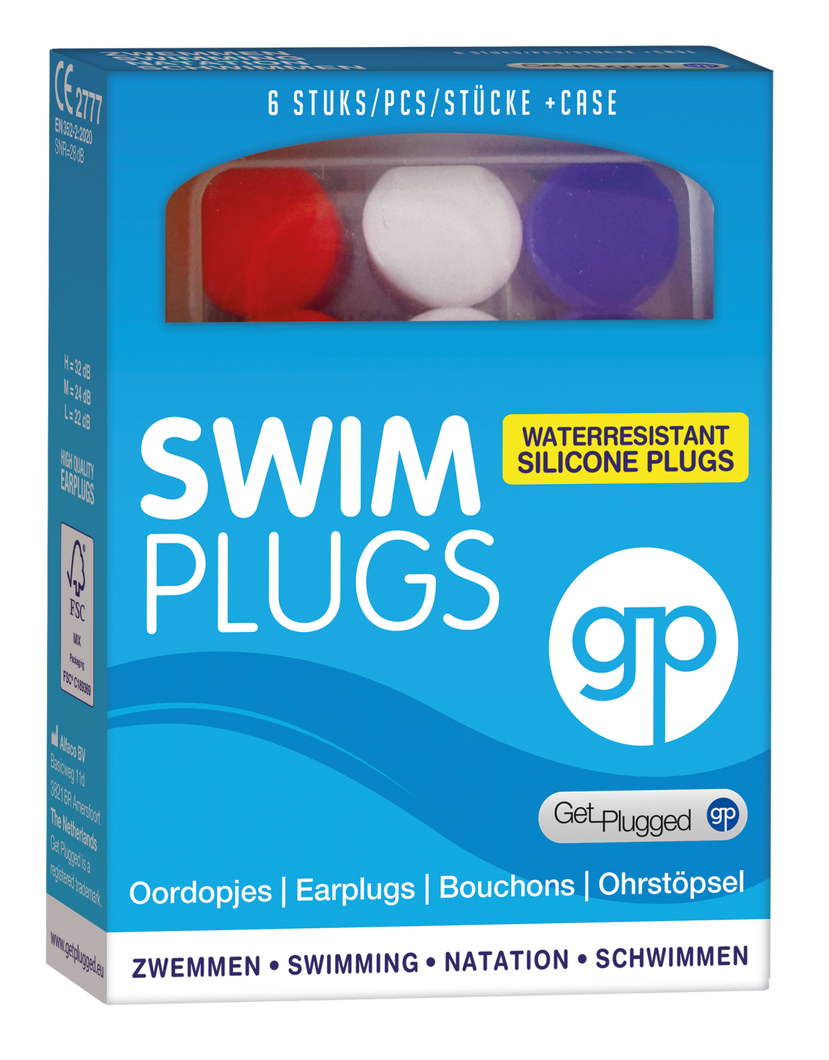 Get Plugged Swim plugs oordopjes 3.00 Paar