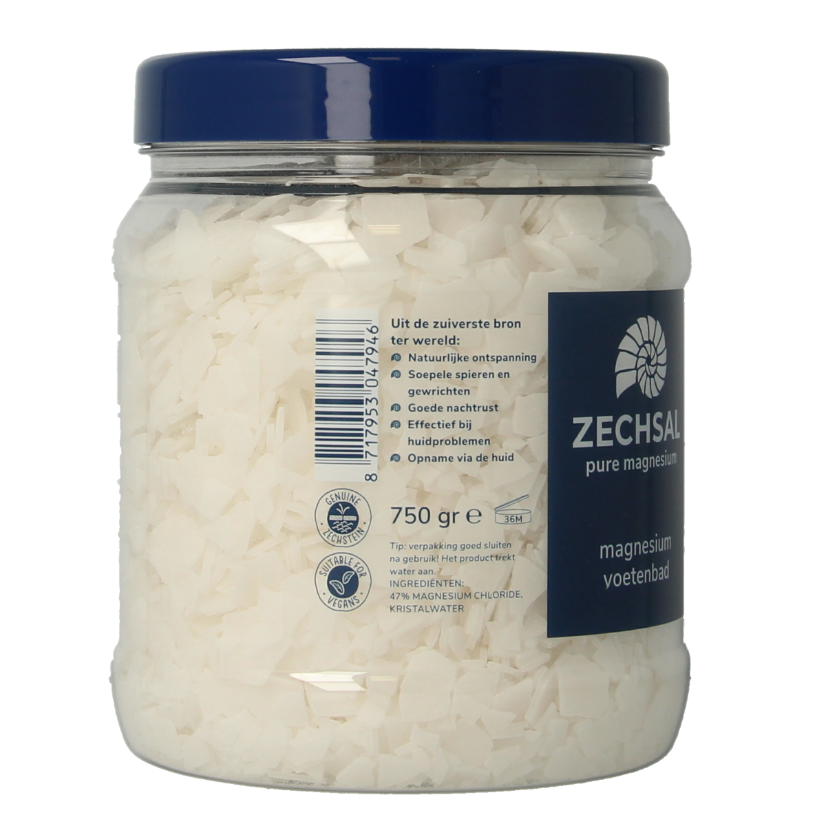 Zechsal Magnesium voetbadzout 750.00 Gram