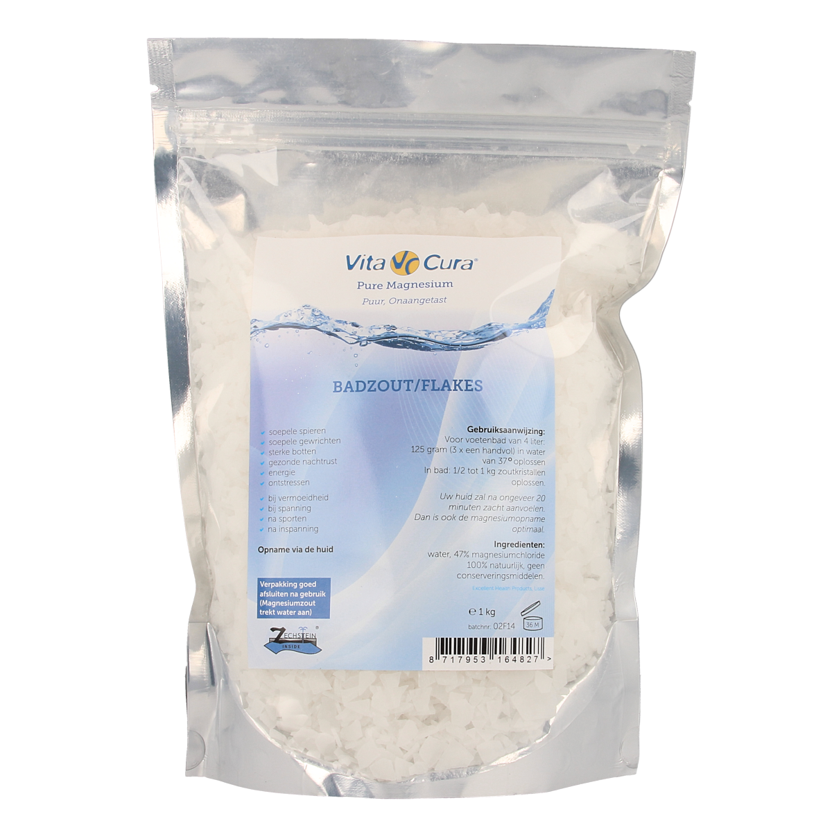 Vitacura Magnesium zout/flakes 1.00 Kilogram