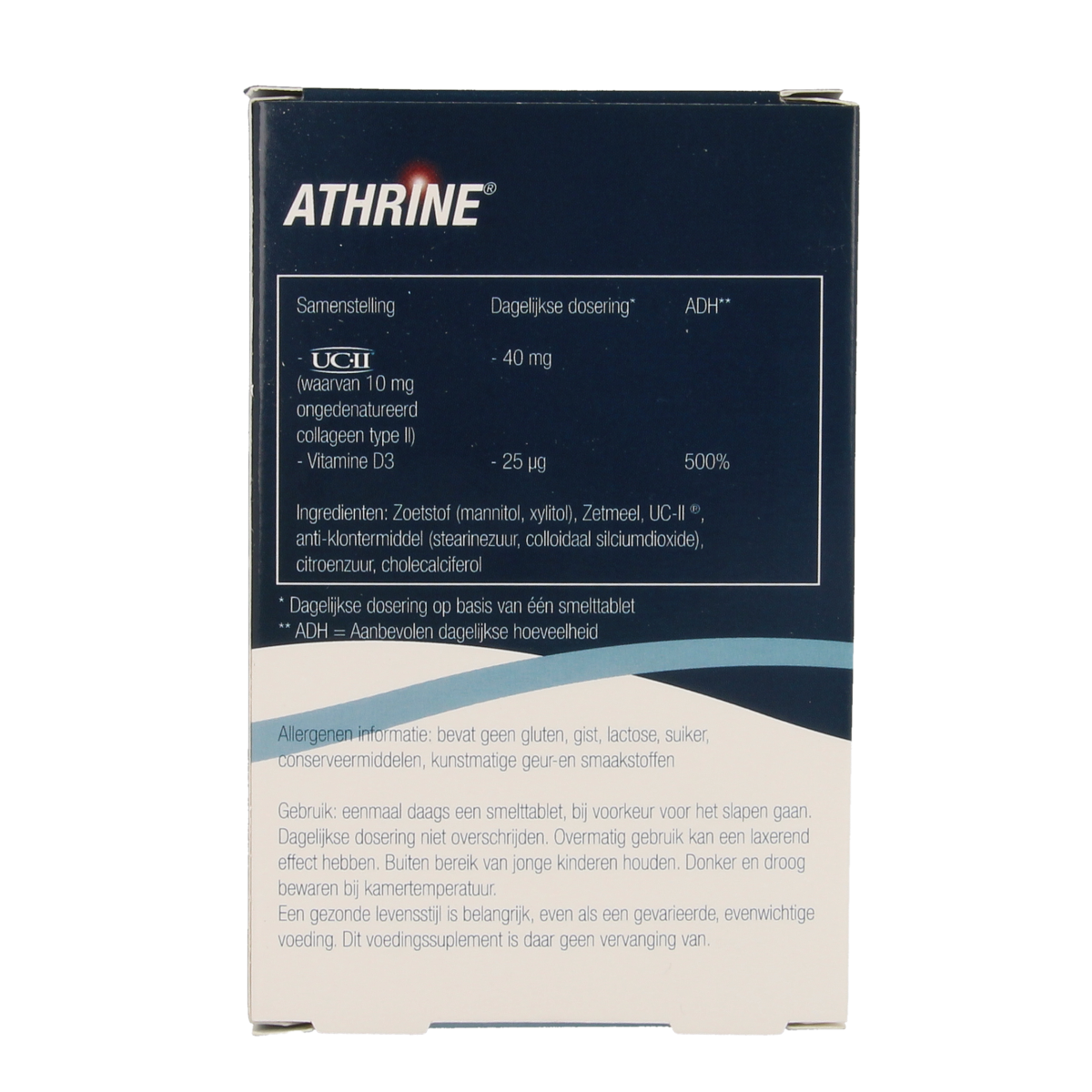 Athrine UC-II en Vitamine D3 30.00 Tabletten